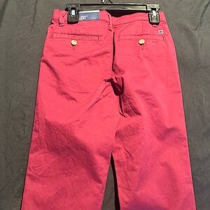Boy’s Crown and Ivy maroon slacks.